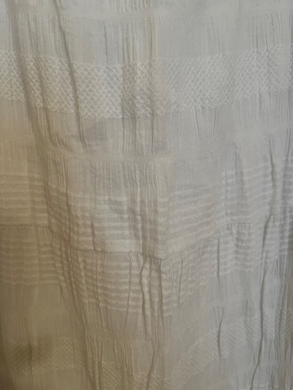 Max Studio White Sleeveless Textured Maxi Dress - Picture 3 of 4